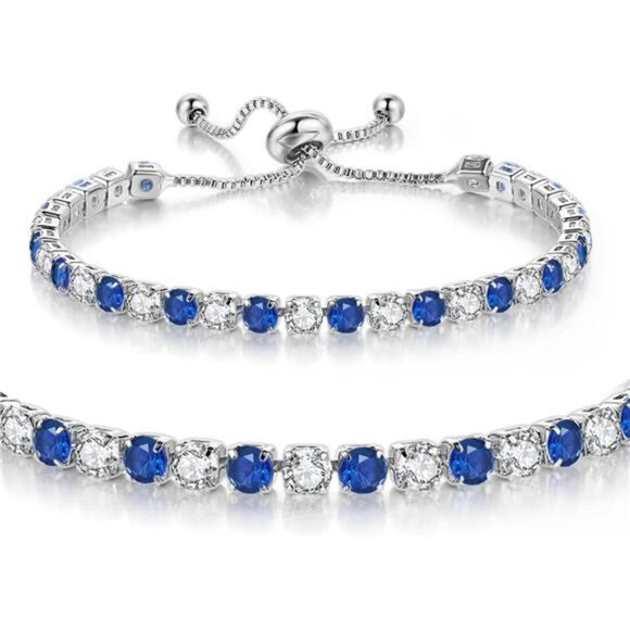 4 Pcs Tennis Bracelet Set - Picture 6 of 7
